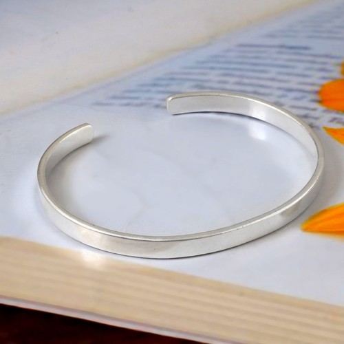 Sterling silver cuff bracelet - sterling,