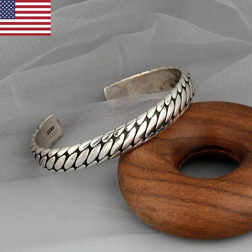 Retro elegant 925 silver - 925, cuff