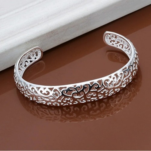 925 sterling silver open cuff - sterling,